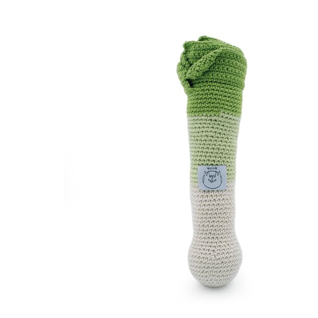 Hochet poireau en crochet-product