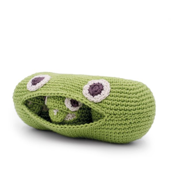 Hochet petits pois en crochet-product