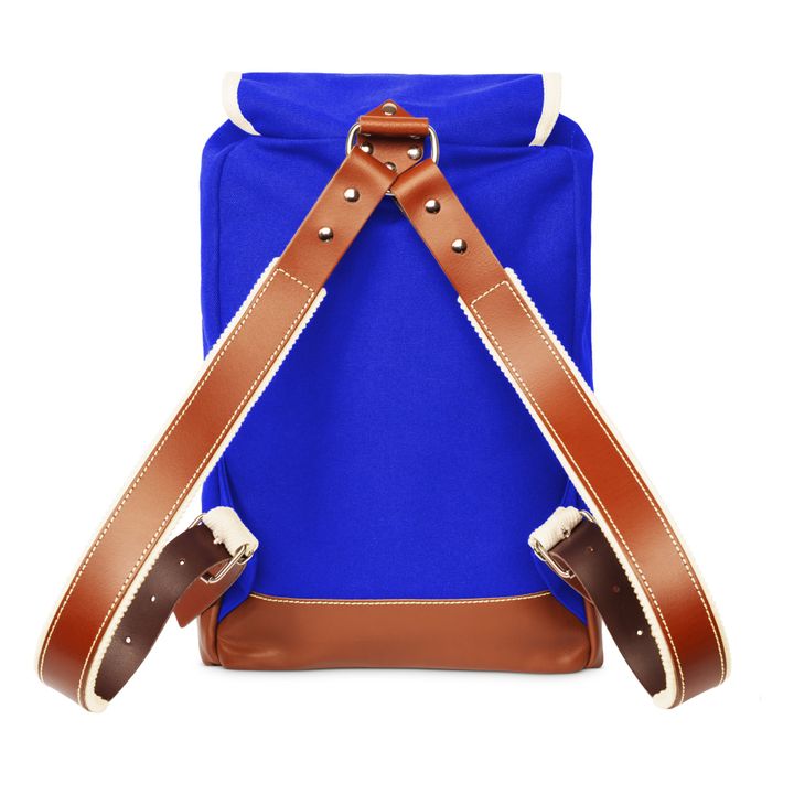 Sac à Dos Cuir Matra Mini | Bleu- Image produit n°4