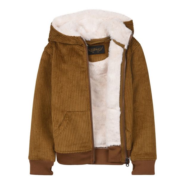 Sudadera de terciopelo con capucha y forro sherpa Hooper-product
