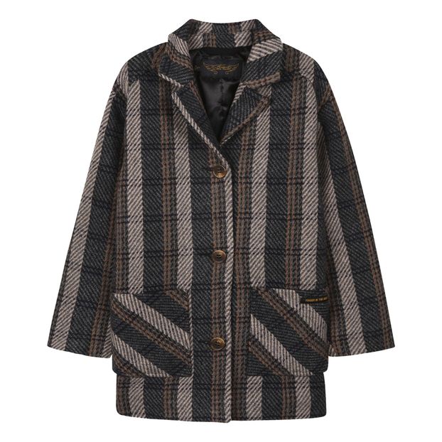 Christy Check Oversized Coat-product