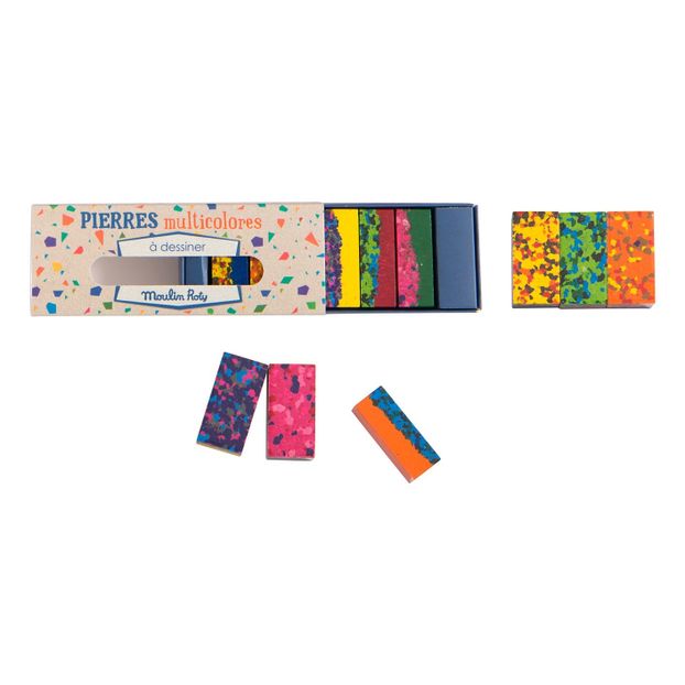 Multicoloured Colouring Crayons - Set of 6-product