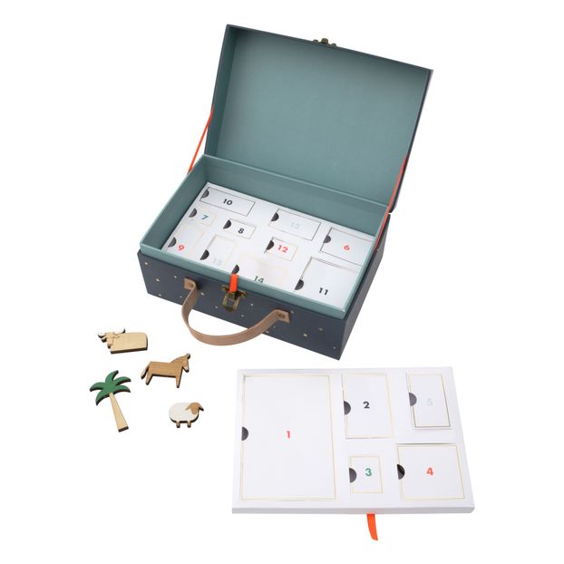 Calendrier de l'Avent crèche de Noël en bois-product