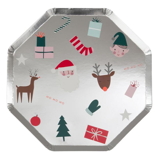 Christmas Paper Plates - Set of 8-product