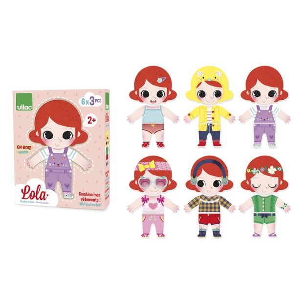 Puzzle de madera Viste a Lola-product