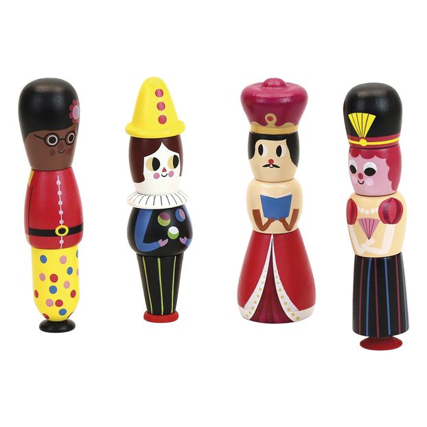 Muñecos magnéticos de madera-product