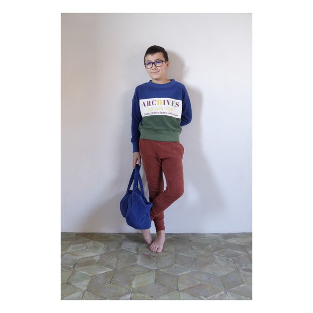 Nat Archives Organic Cotton Polar Fleece Sweatshirt-product
