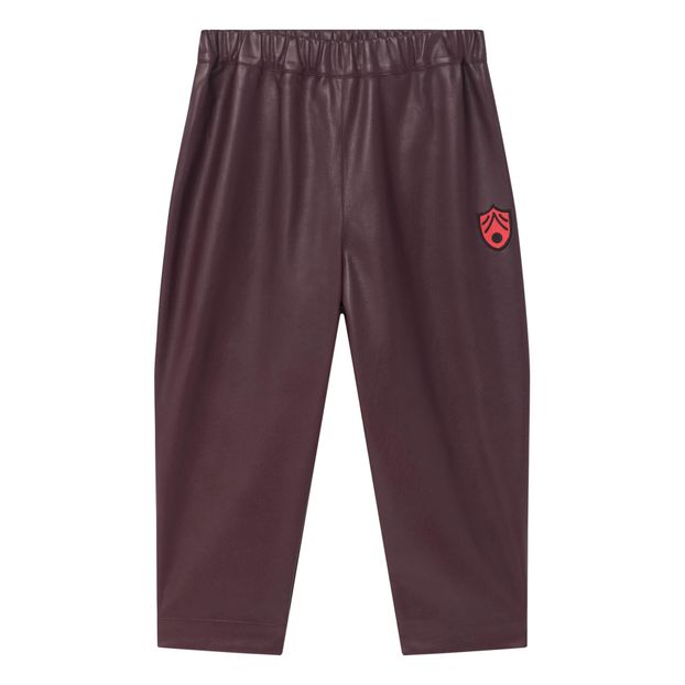 Pantalon Façon Cuir Camel-product