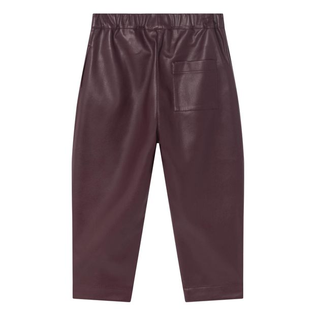 Pantalon Façon Cuir Camel-product