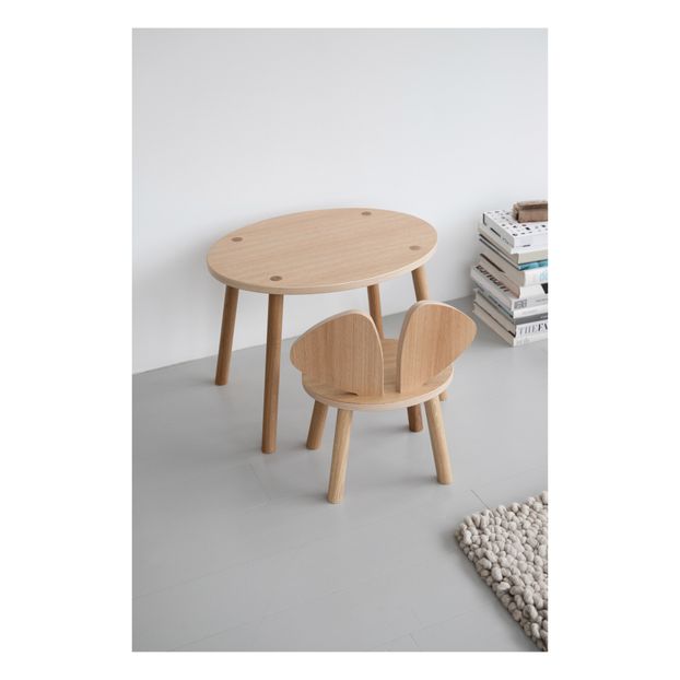 Mouse table in oak-product
