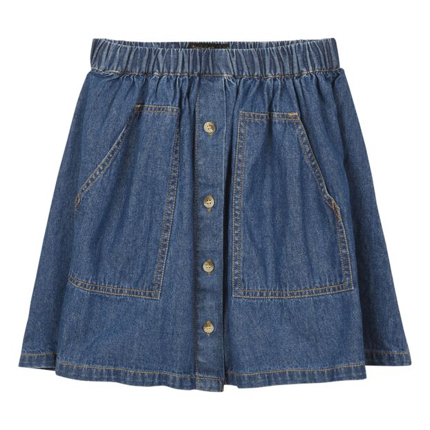 Ashby Button Denim Skirt-product