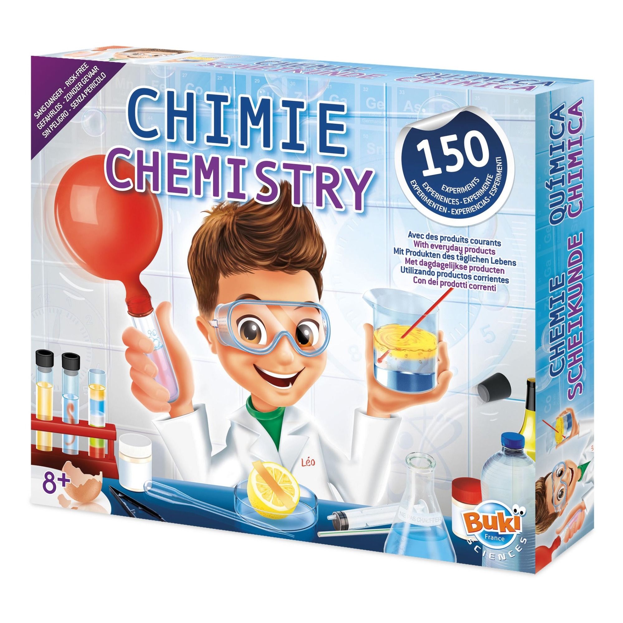 Buki - Mini Lab Chemistry Set - 150 experiments