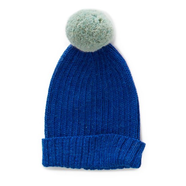 Baby Alpaca Pompom Beanie Hat-product