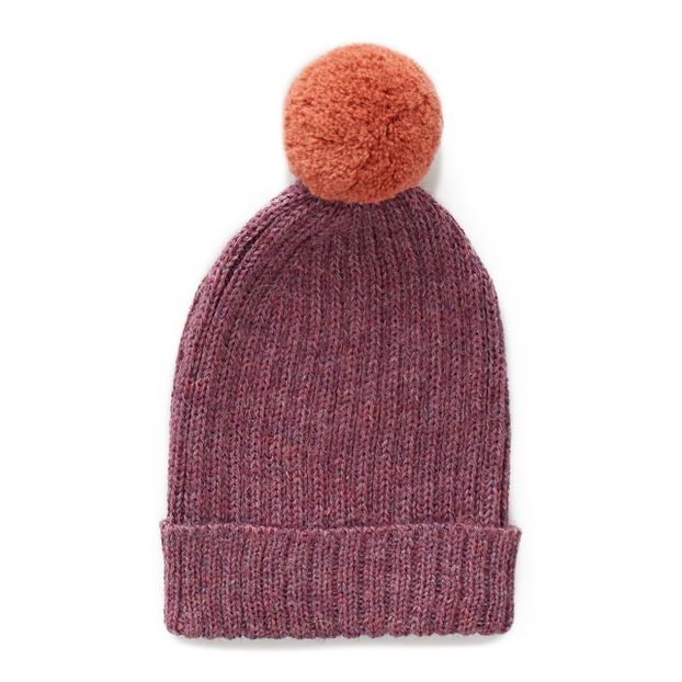 Baby Alpaca Pompom Beanie Hat-product