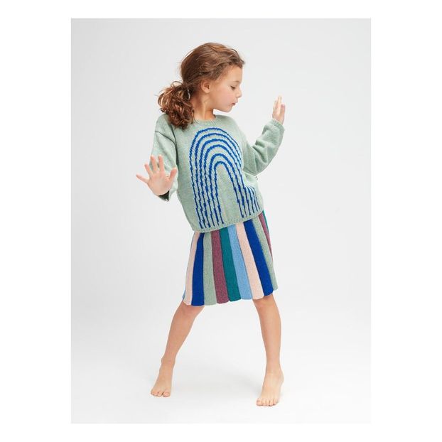 Striped Baby Alpaca Skirt-product