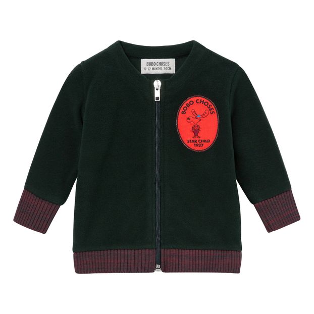 Fleece-Sweatshirt mit Reißverschluss-product
