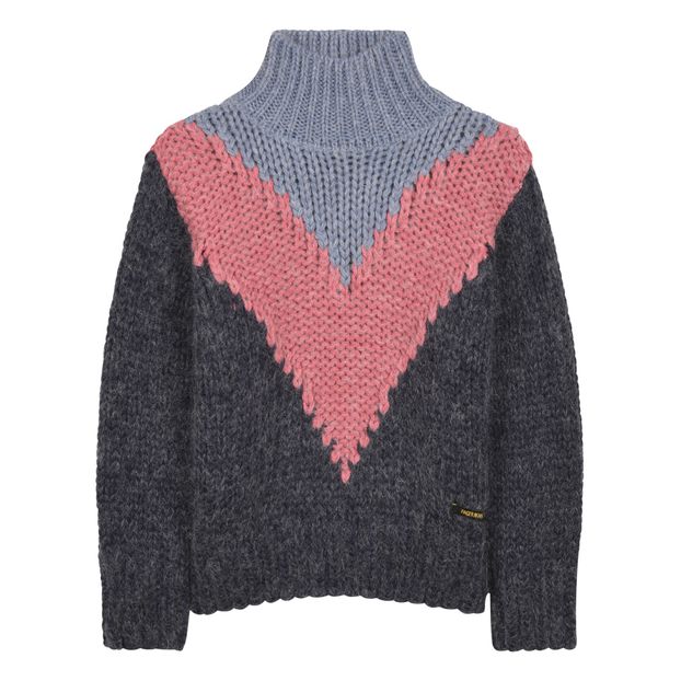 Vanity Oversized Soft Colourblock Jumper-product
