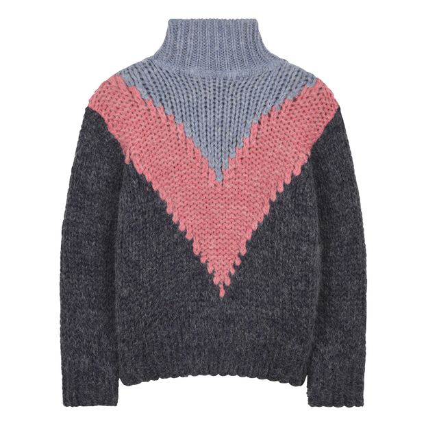Vanity Oversized Soft Colourblock Jumper-product