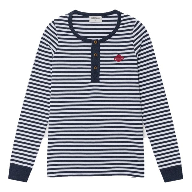 T-shirt Rayé Boutonné Collection Femme-product