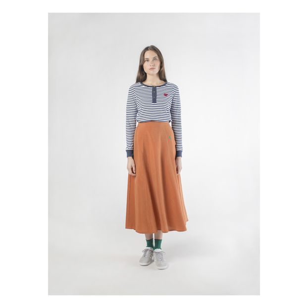 T-shirt Rayé Boutonné Collection Femme-product
