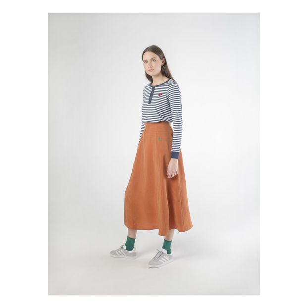 T-shirt Rayé Boutonné Collection Femme-product