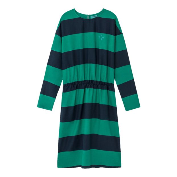 Gestreiftes Plisseekleid Damenkollektion-product