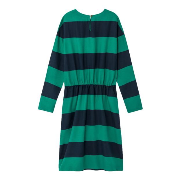 Gestreiftes Plisseekleid Damenkollektion-product
