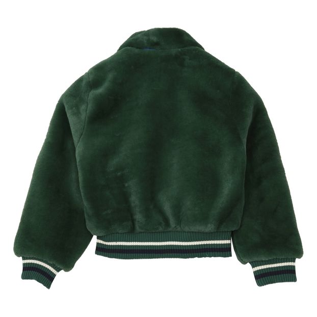 February Faux Fur Bomber Jacket-product