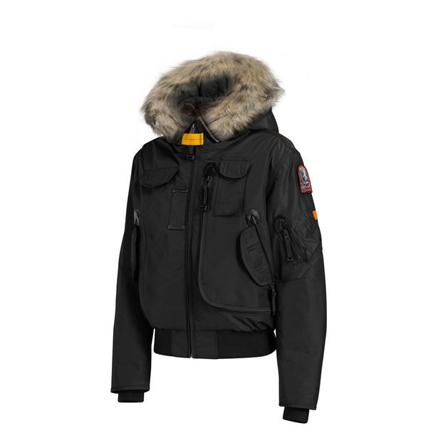 Faux Fur Hooded Gobi Boy Bomber Jacket-product