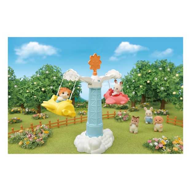Tiovivo volador y bebé gato-product