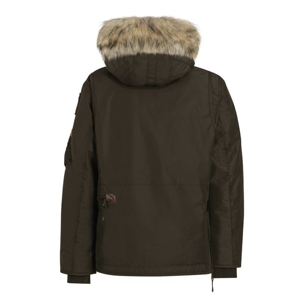 Hooded Fur Parka Right Hand-product