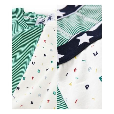 Lot 2 T-Shirts + 2 Boxers Rayure-product