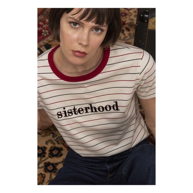 T-shirt Rayé Sisterhood - Collection Femme --product