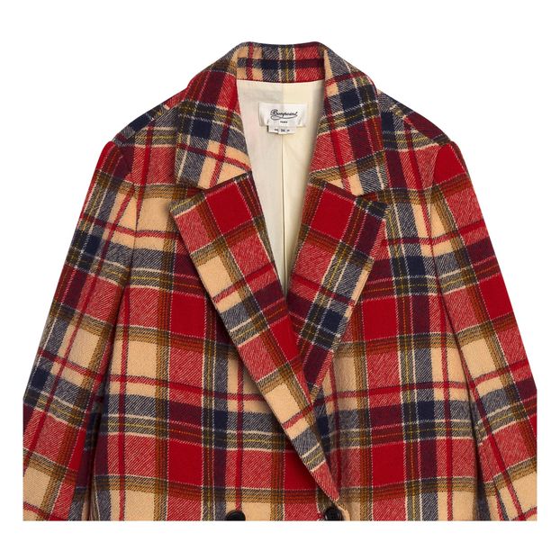 Manteau à Carreaux Monica - Collection Femme --product
