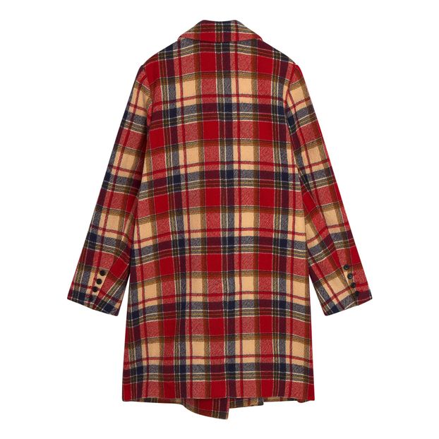 Manteau à Carreaux Monica - Collection Femme --product