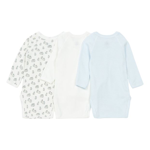 Lot de 3 Bodies Naissance Croisés Pingouins-product