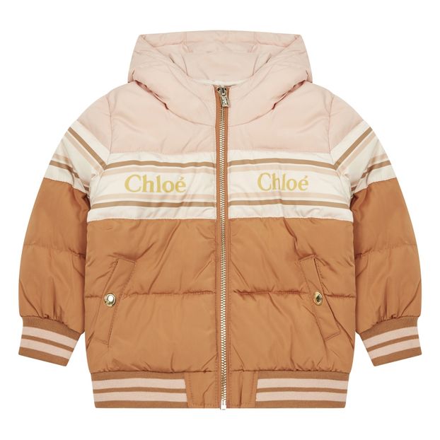 Piumino con capuccio Logo-product
