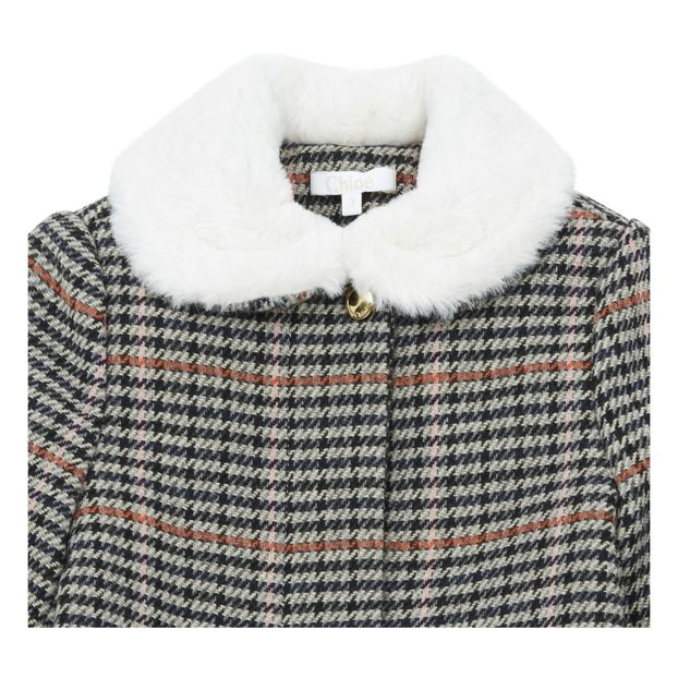 Manteau Drap de Laine Fourré-product