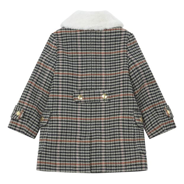 Manteau Drap de Laine Fourré-product