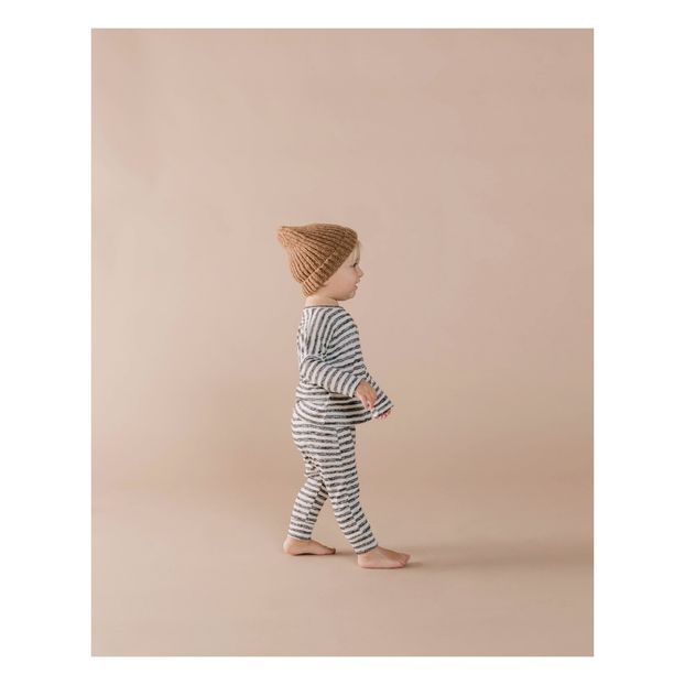 Boxy Striped Terry Cloth T-shirt-product