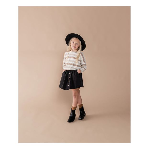 Boxy Striped Terry Cloth T-shirt-product