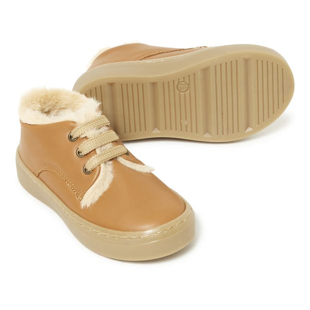 Baskets Lacets Façon Fourrure-product