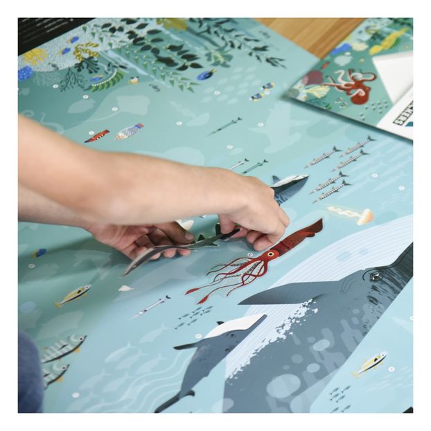 Ocean Poster+ Stickers-product