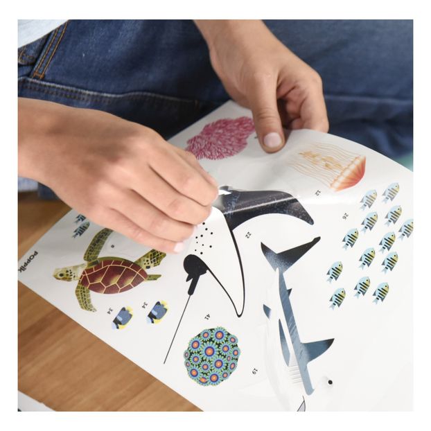 Ocean Poster+ Stickers-product