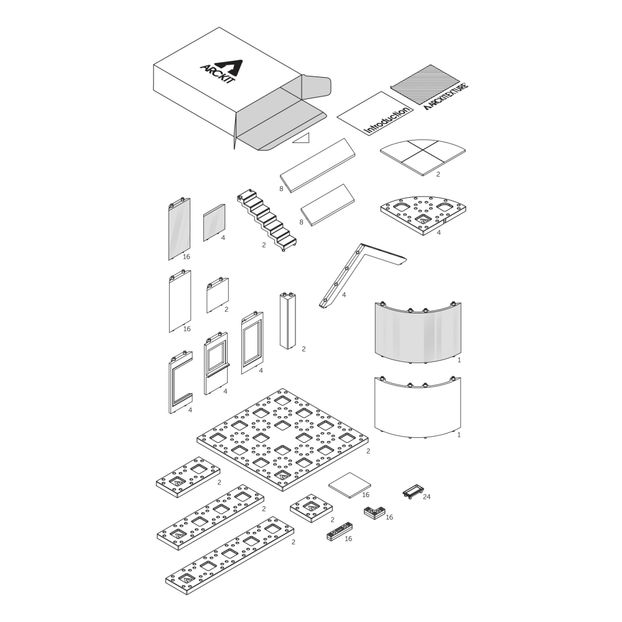 Go+ Architectural Model Kit - 160 pieces-product