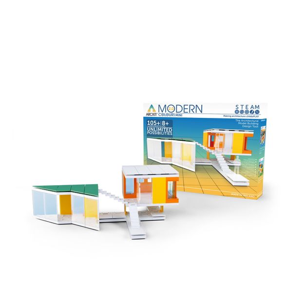 Mini Modern Colours Architectural Model Kit - 105 Pieces-product