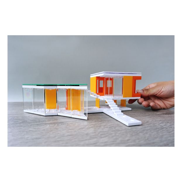 Mini Modern Colours Architectural Model Kit - 105 Pieces-product
