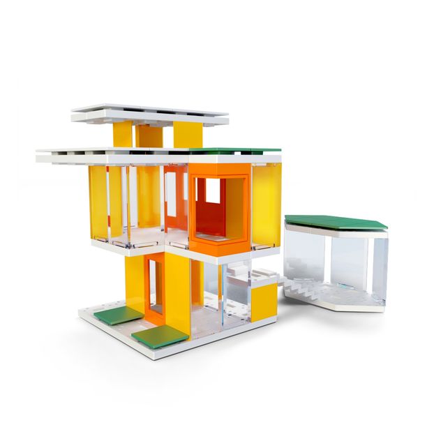 Mini Modern Colours Architectural Model Kit - 105 Pieces-product