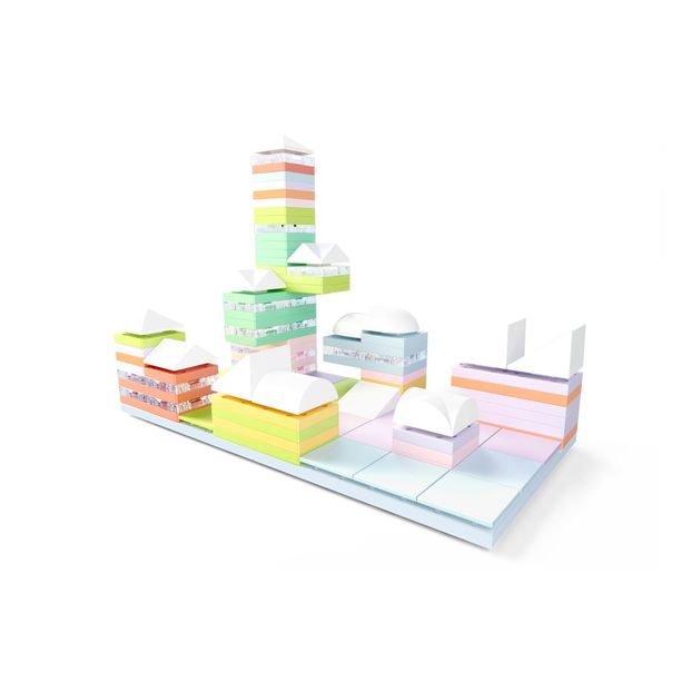 Little Architect Architectural Model Kit - 130 Pieces-product