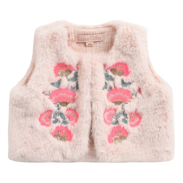 Gilet imbotito con finta peliccia Lamla-product